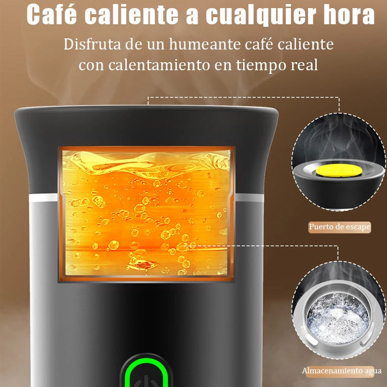 Cafetera eléctrica portátil de cápsulas, cafetera espresso inalámbrica con bomba de calor, cafetera 3 en 1